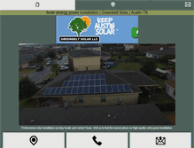 Tablet Screenshot of greenbeltsolar.com